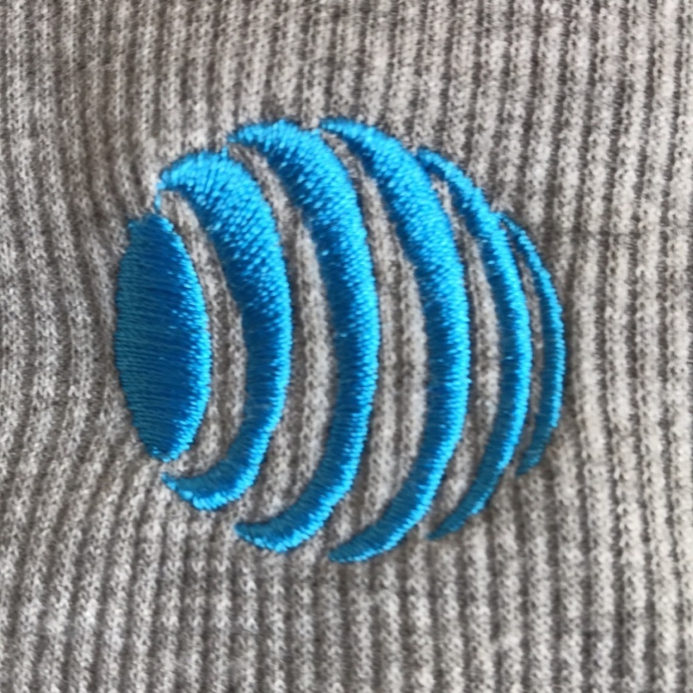AT&T gray open front super soft medium weight cardigan, L - Picture 9 of 11